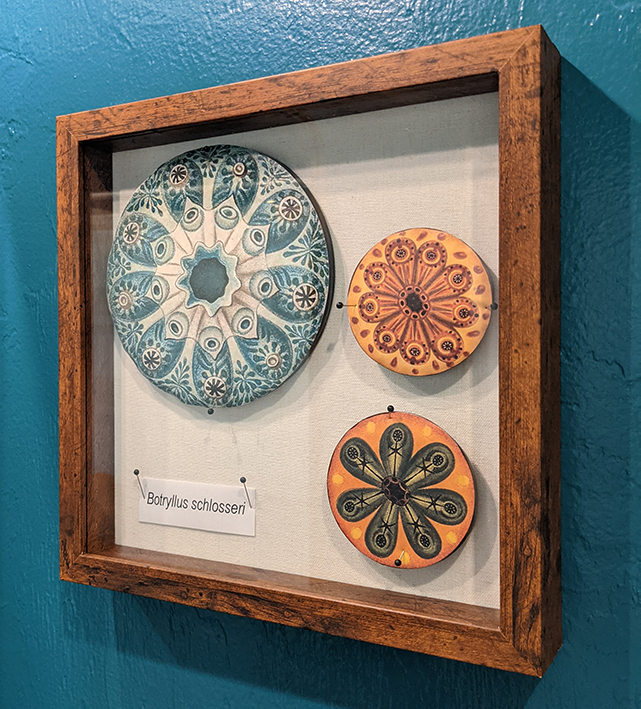 ガラスアート Jacqueline Collett 1992 シャドウボックス ガラスアート Jacqueline Collett 1992 シャドウボックス